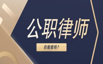 年度公职律师个人总结5篇