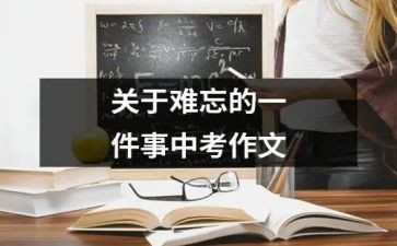 关于难忘的一件事的作文5篇