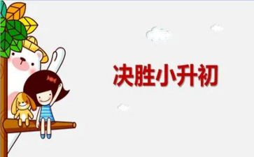 小升初讲座心得体会优质5篇