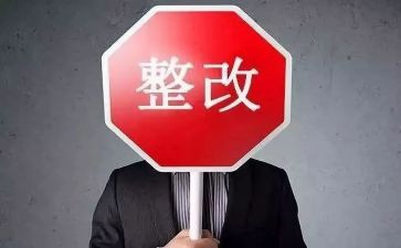 主体责任整改报告8篇